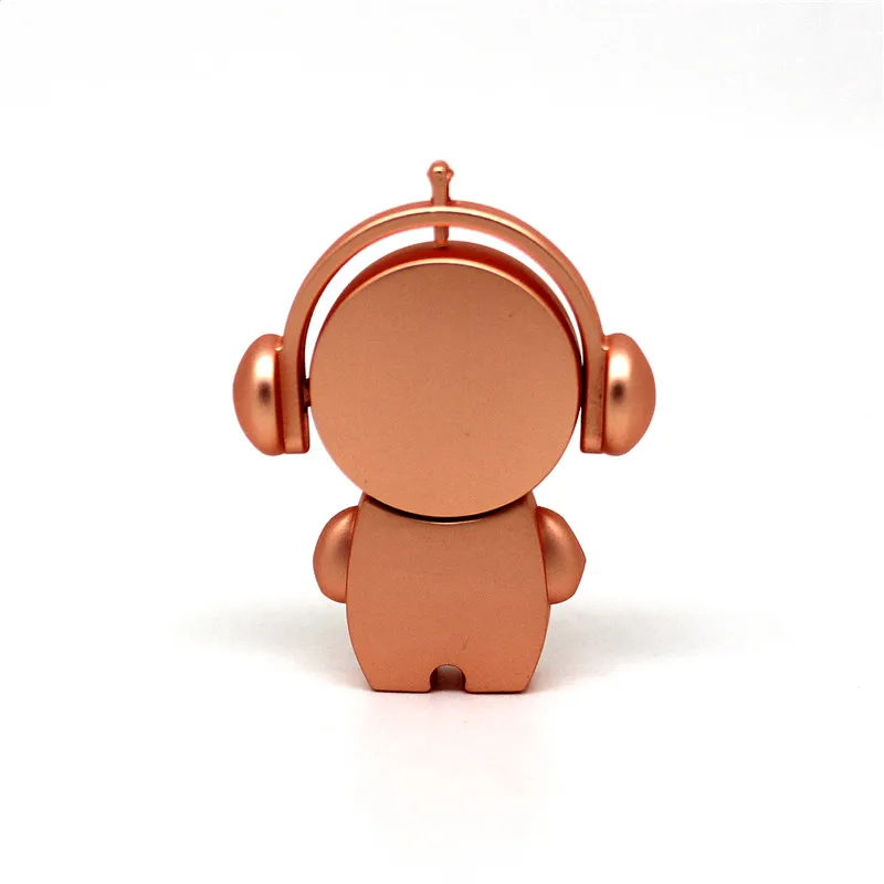 Pendrive 32GB 64GB cartoon cute metal Music man USB 2.0 Flash Drive 16GB Pen Memory Stick 4GB 8GB U Disk Custom logo | Компьютеры и