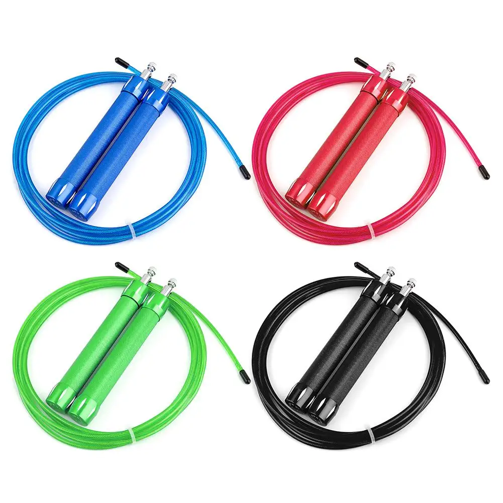 Спортивная Скакалка для кроссфита 2018 шарикоподшипник металлическая ручка