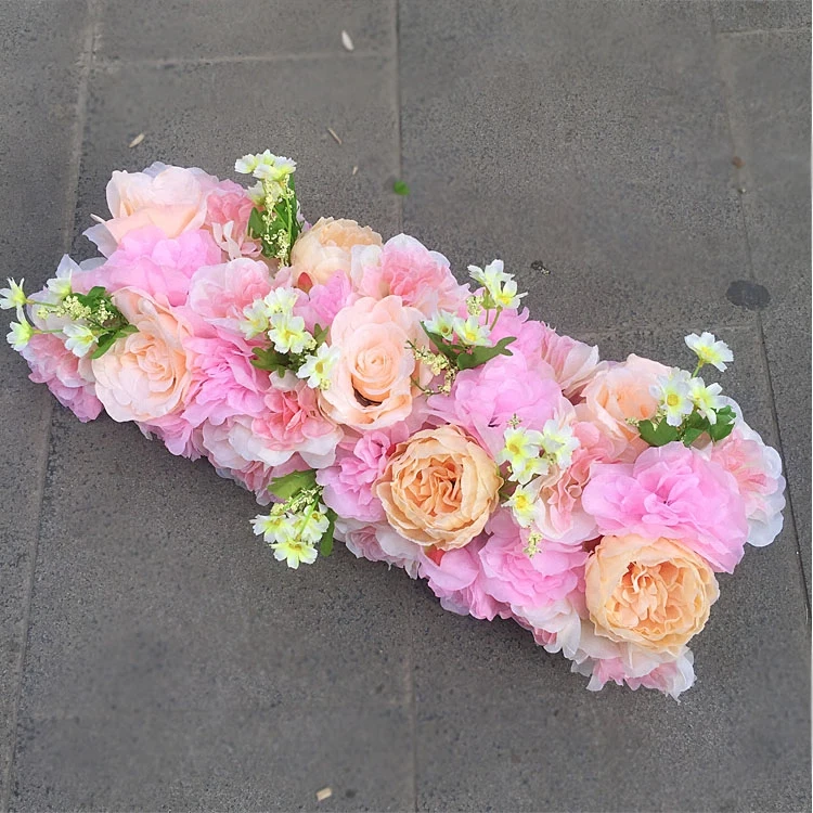 Искусственный цветок Роза свадебное украшение наземный настенный Шелковый