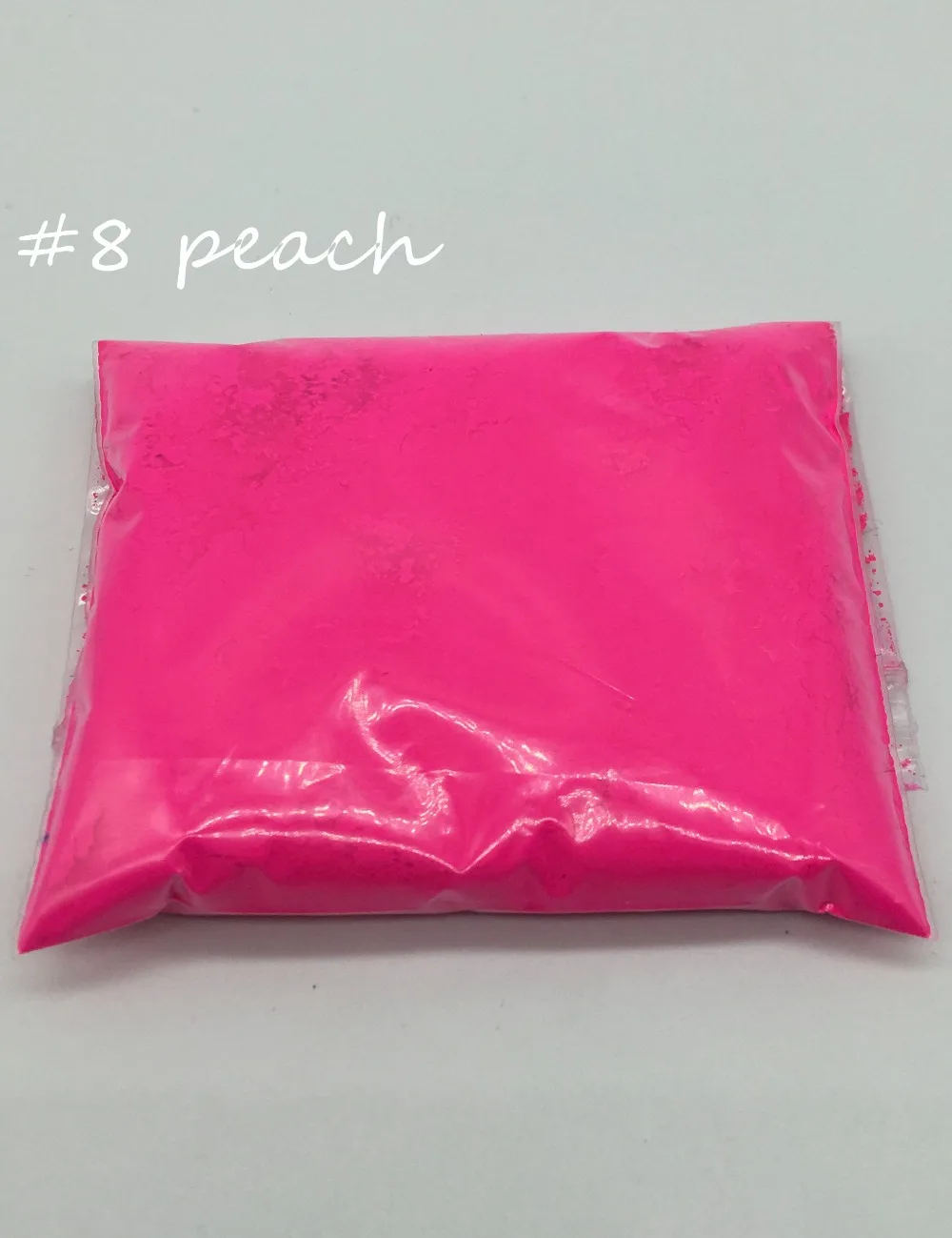 14 цветов на выбор 10 г персикового цвета флуоресцентный порошок фосфорный пигмент