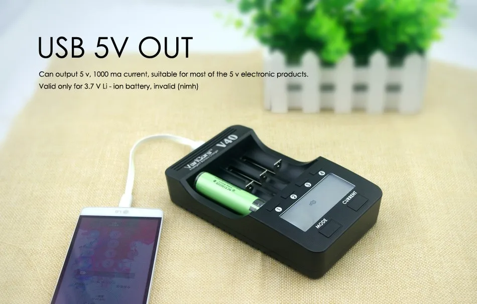 Зарядное устройство для аккумуляторов Varicore V40 2018 18650 26650 18500 в 3 7 16340|varicore v40|battery