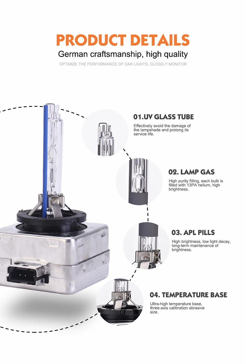 1 пара D1S D2S D3S D4S HID лампы CBI ксеноновые фары D1 D2 D3 D4 D1R D2R D3R D4R фара дальнего света