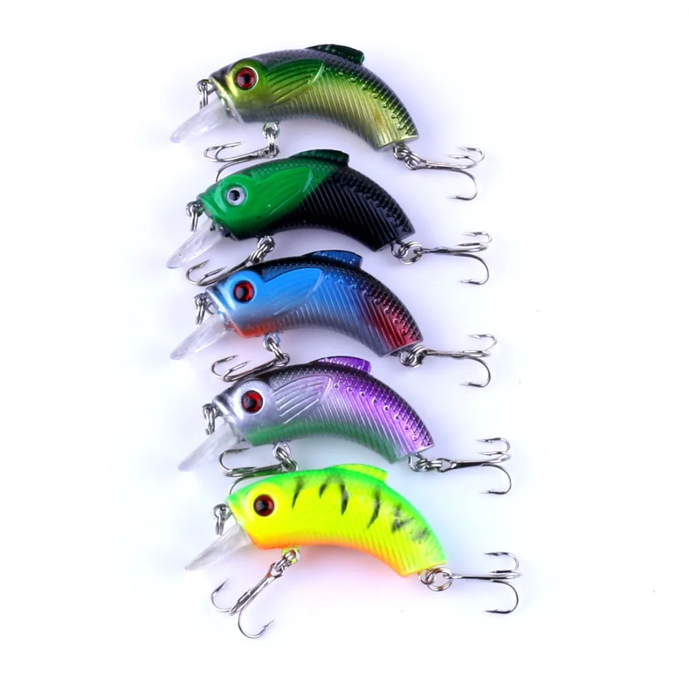 

Hard Bait Crankbait Fishing Lures 10Pcs 9g 5.5cm Floating Lure Topwater Minnow Bass Wobblers Pesca Tackle