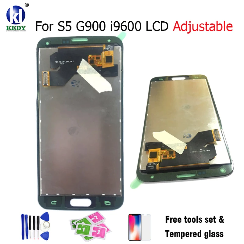 A+ Black/White For Samsung Galaxy S5 i9600 G900A G900F G900P G900T G900V LCD Display Digitizer Touch Screen Assembly Parts+Tools | Мобильные