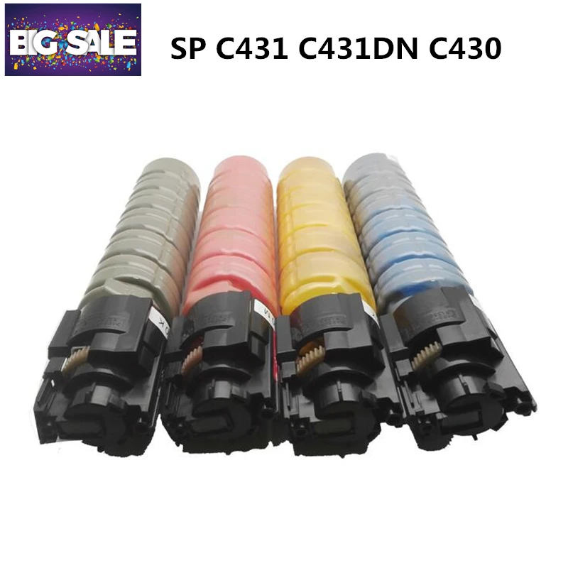 

Amazing Print 1 PCS color copier toner cartridge Compatible for Ricoh Aficio SPC431 C431DN C430 C430DN 440 copier toner