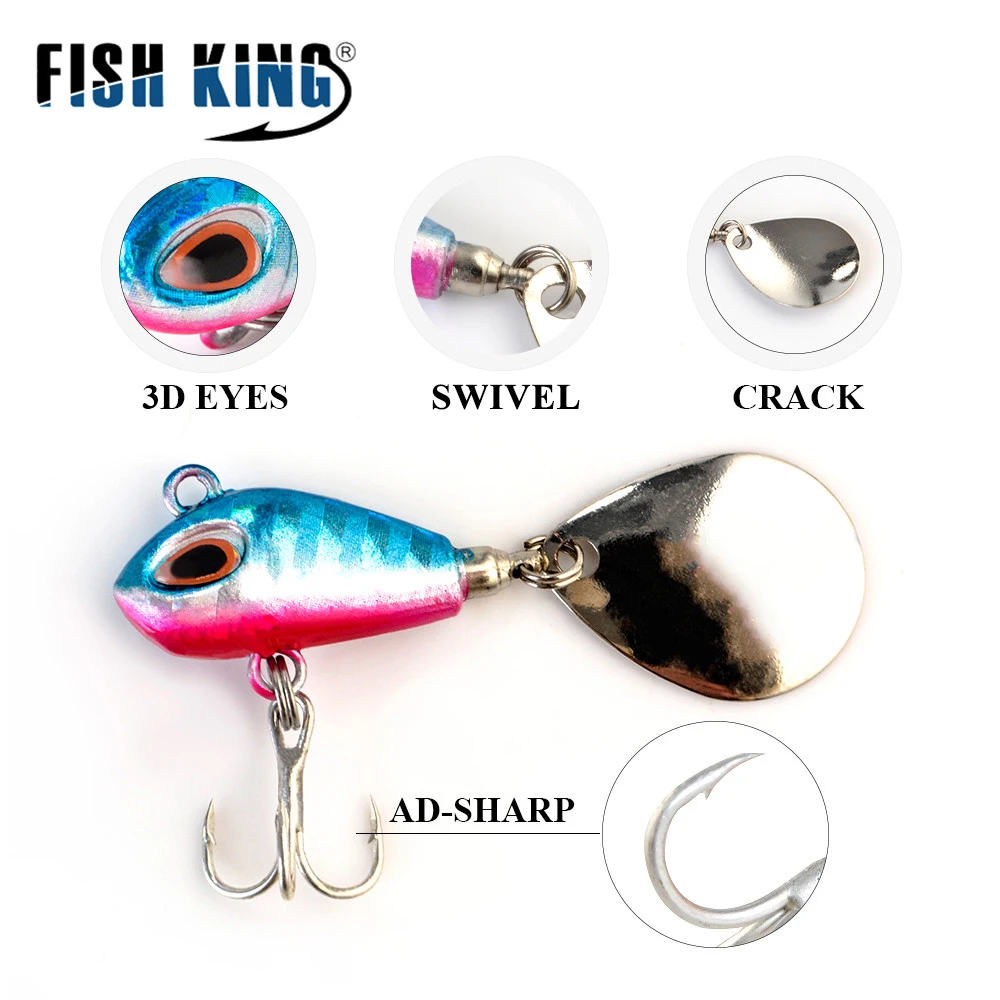 Рыболовная приманка FISH KING в виде ложки 10 г 15 5 цветов | Спорт и развлечения