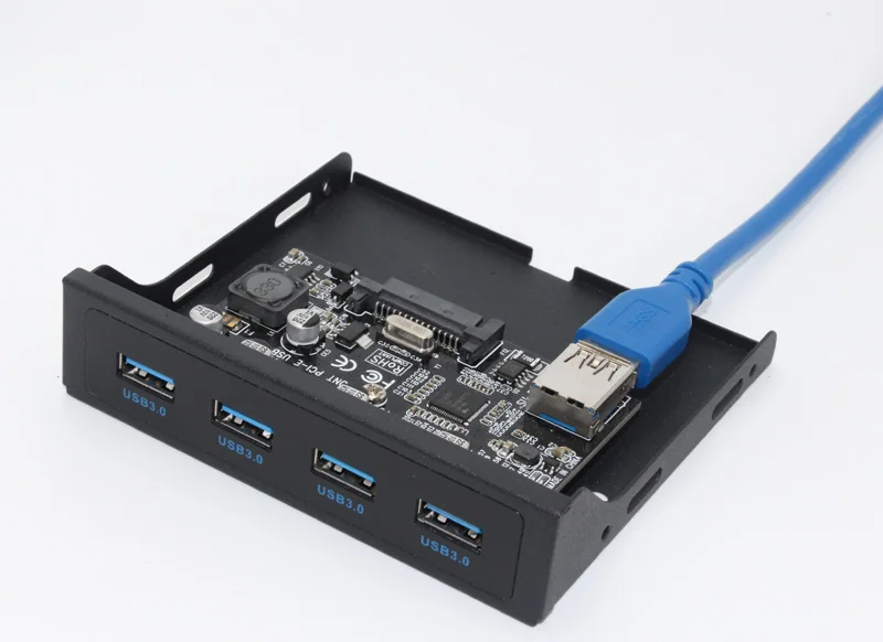 PCI-E к USB 3 0 ПК Фронтальная панель Расширительная карта PCIE адаптер 5 &quotфлоппи