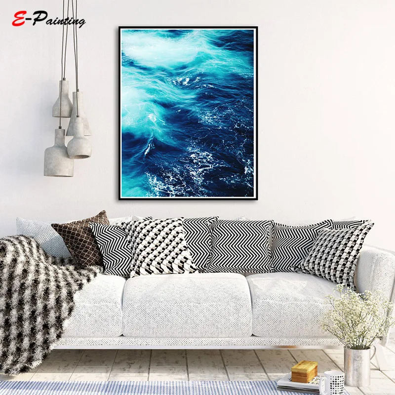 Dock Art Sea Print Black and White Photography Greece Ocean Poster Wall Decor Canvas Painting Picture | Дом и сад