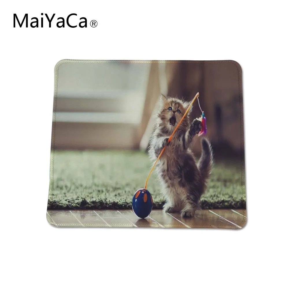 Новое поступление декоративный удобный коврик для мыши MaiYaCa с милым котенком Lking