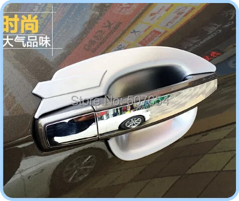 

Higher star ABS chrome 4pcs door handle decoration bowl sticker for Cadillac SRX
