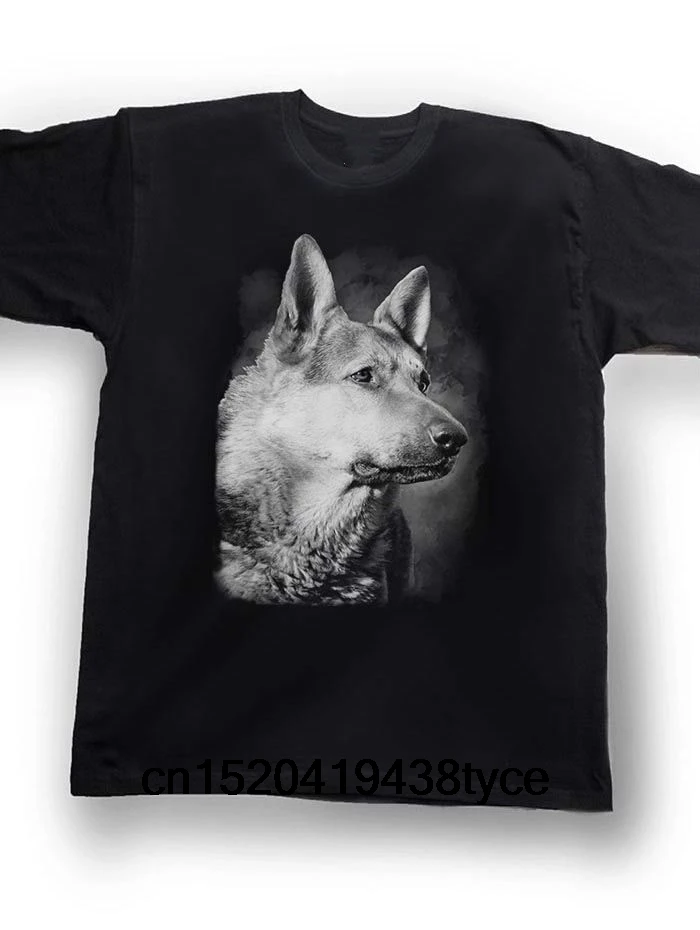 Мужская немецкая футболка Shepard Alsatian с круглым вырезом и короткими рукавами
