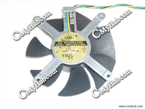 Для ADDA AD0912UB-U7BGL 12 В 8922 A 8 см 89 мм 89x89x22 4-контактный 4-проводной Графический