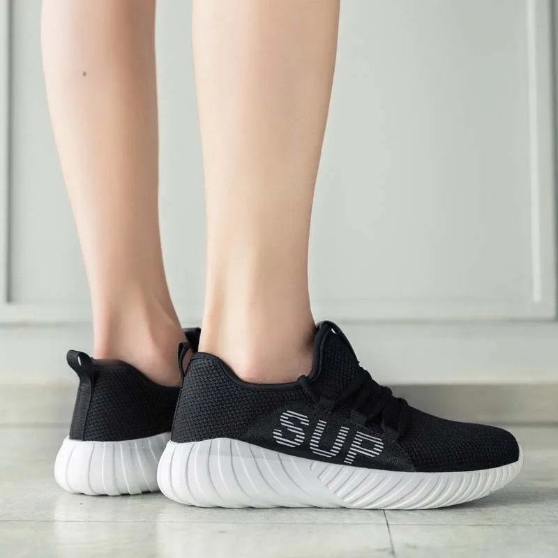 VTOTA/Модная Повседневная обувь Женские дышащие кроссовки на шнуровке zapatos de mujer