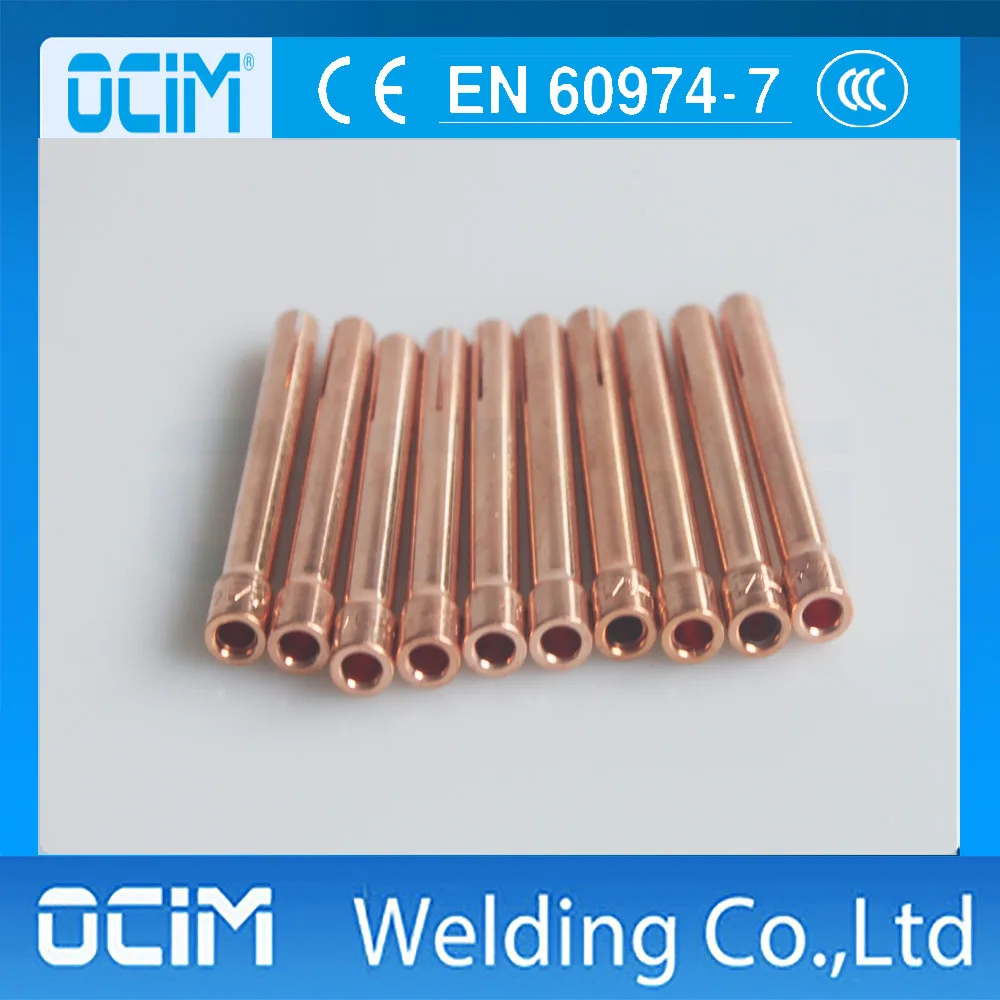 10 шт. 10N23 10N24 10N25 Tig Collet запчасти расходные материалы для SR WP 17 18 26 сварочный фонарь |