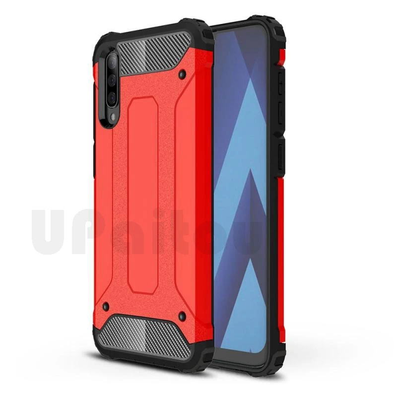 UPaitou прочный двойной армированный чехол для samsung Galaxy A70 A50 A40 A30 A20 A10 чехол сверхпрочный противоударный чехол Гибридный Жесткий PC TPU