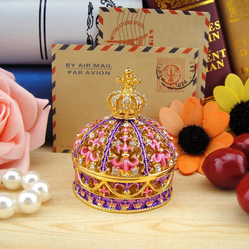 Декоративная шкатулка для ювелирных изделий Tsar Crown Design Bejeweled коллекционная