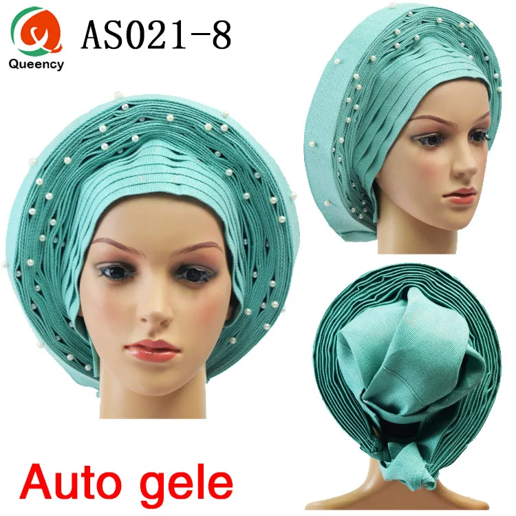 Queency Африканский готовые дамы Асо Оке авто-геле Headtie для свадьбы Multi-Цвет доступны DHL AS021