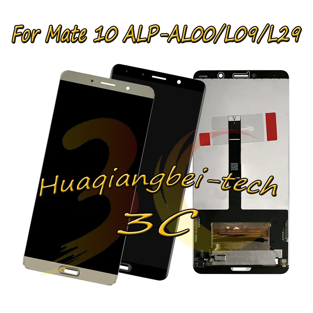 5,9 ''новых для Huawei Mate 10 ALP-AL00 ALP-L09 ALP-L29 полный ЖК-дисплей Дисплей+ Сенсорный экран планшета Ассамблеи тестирование