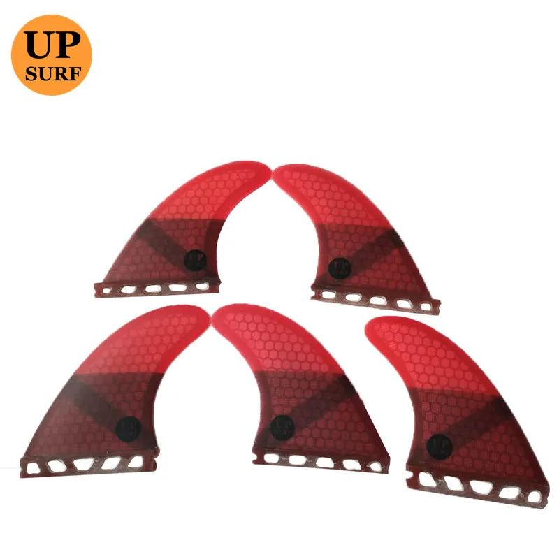 Красный цвет future G7 + G3 fins для серфинга Tri quad fin set|Серфинг| |