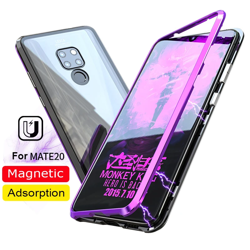 Роскошный чехол с магнитной адсорбцией для HUAWEI Mate 20 Pro Lite 20X P20lite Магнитный Mate20 20lite