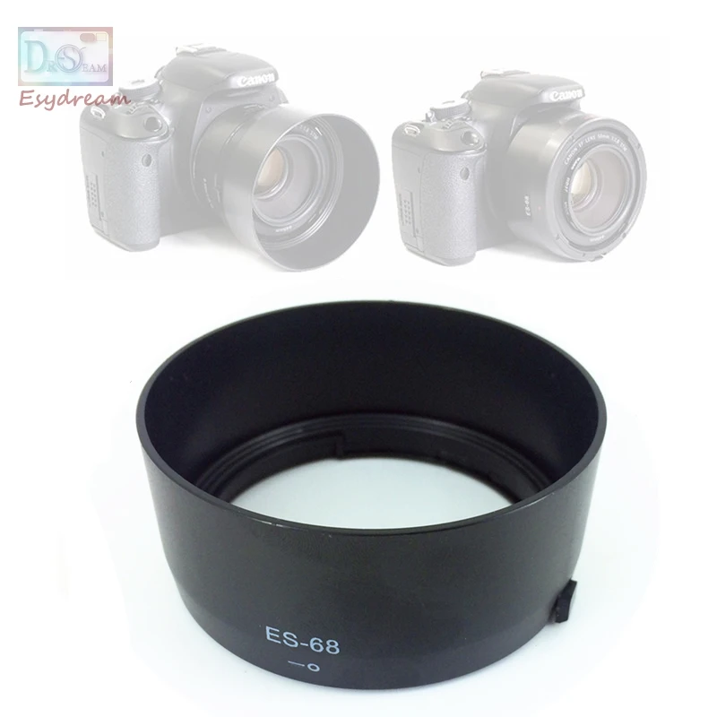 ES68 ES 68 бленда объектива камеры для нового Canon EOS EF 50 мм f/1 8 STM 49 мм|lens hood|camera lens hoodslens