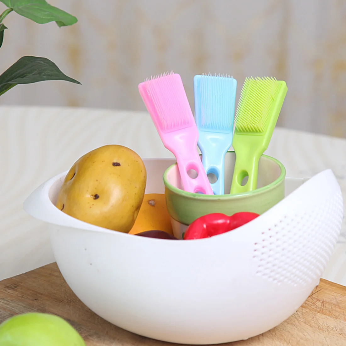 Кухня инструмент длинная ручка Овощи Фрукты Картофелечистка очиститель