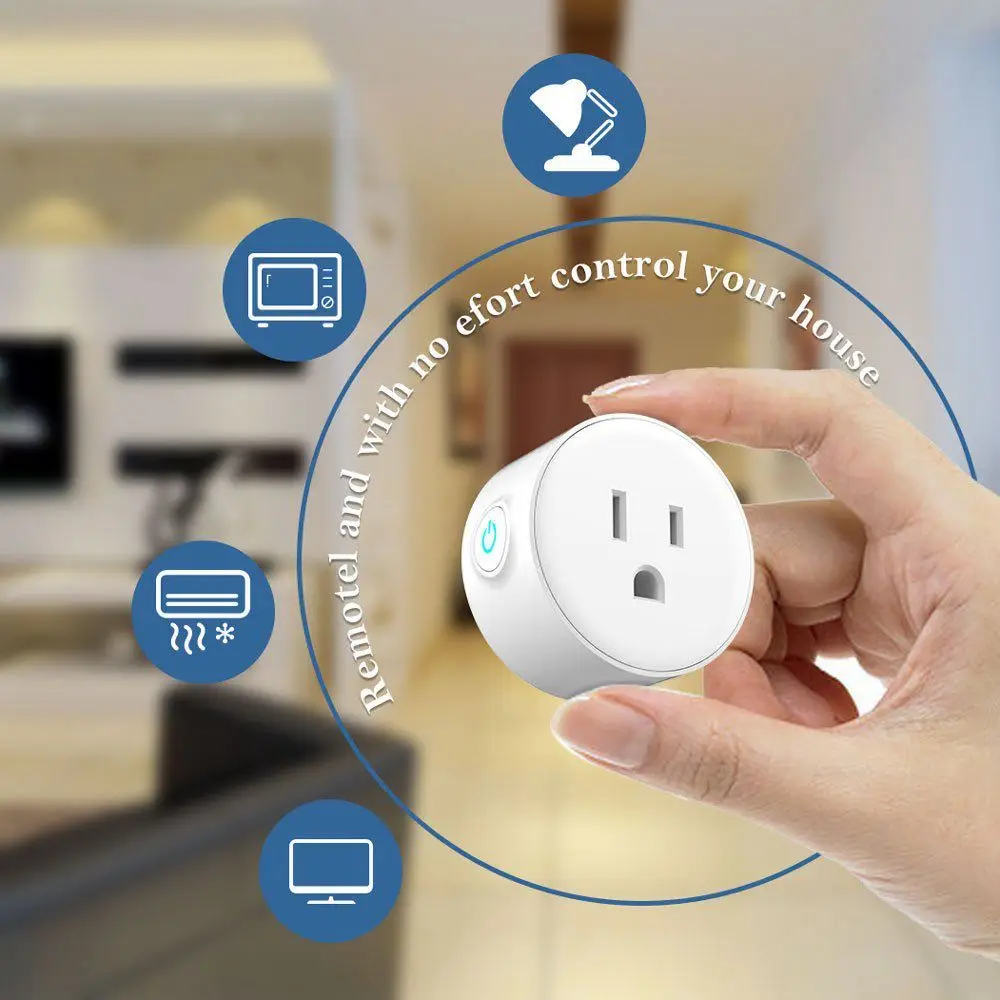 Штепсельная Вилка стандарта США умная штепсельная вилка Wi Fi Socketi розетка WiFi