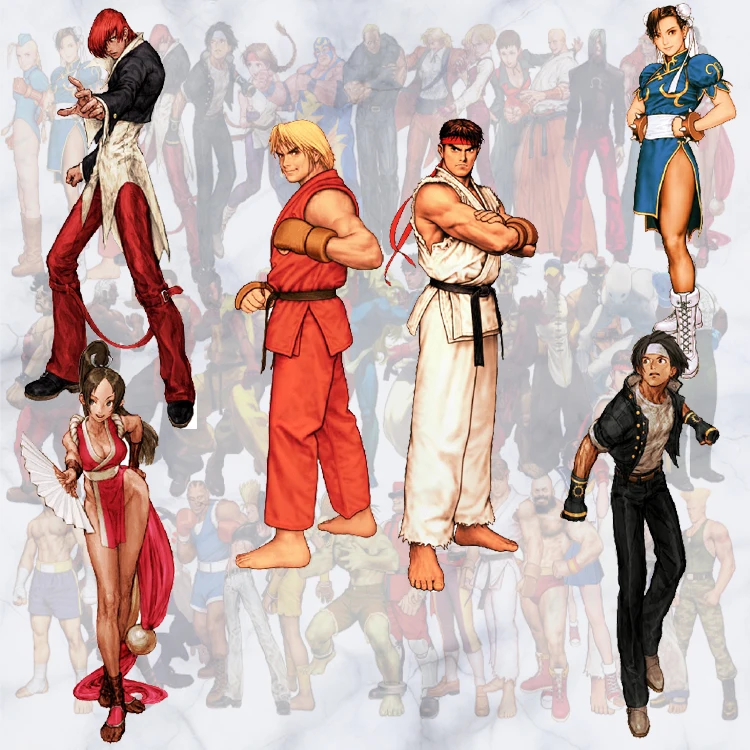 

The king of Fighters Wall Sticker Decal Poster Mural bedroom Set Home DIY Gift Decor d089 removeable