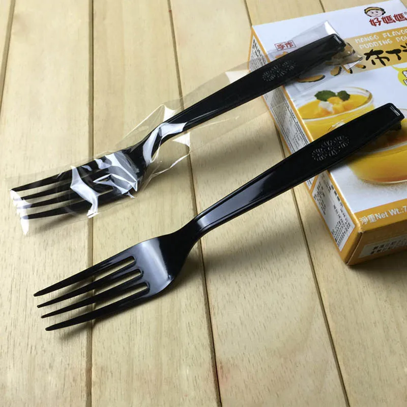 Одноразовая Пластиковая Вилка для торта 18 см 100 шт./лот | Дом и сад