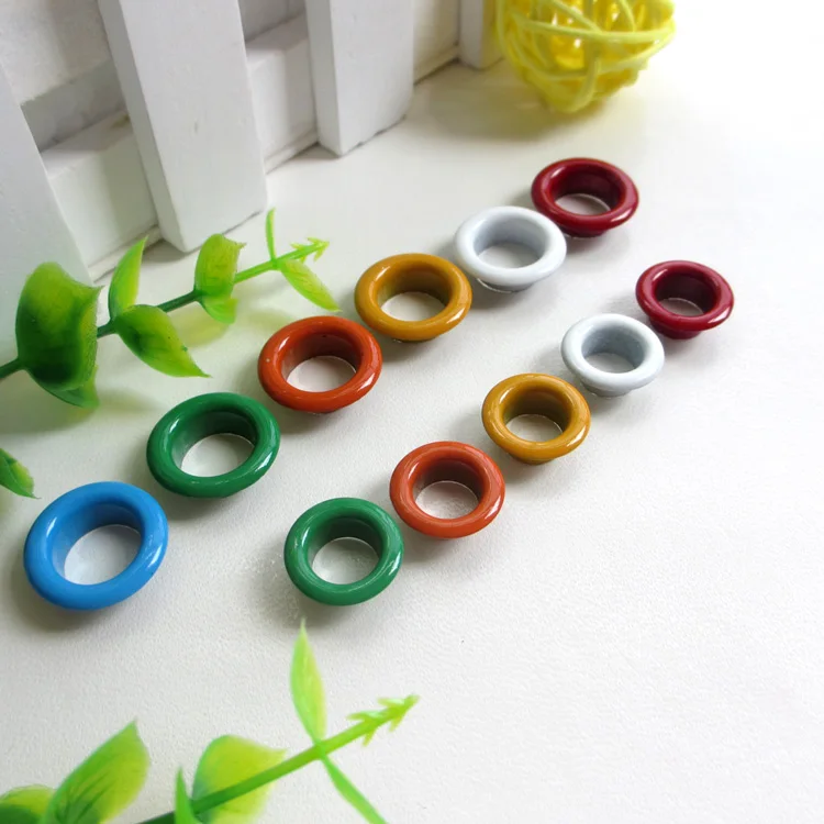 Цветные металлические люверсы и прокладки 8 мм/10 мм большого размера для