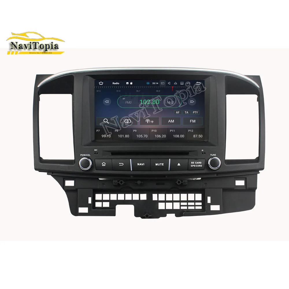NAVITOPIA 8 дюймов Android 1 автомобильный DVD мультимедийный плеер для MITSUBISHI LANCER 2006-2012