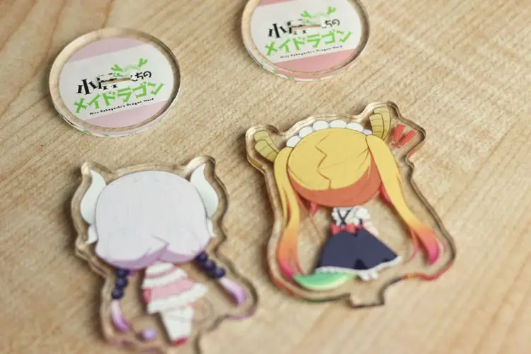 Miss Kobayashi's Dragon Maid Tohru Kanna аниме фигурка на акриловой подставке настольная