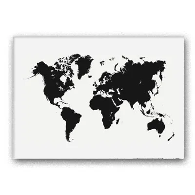 World Map Скандинавская Минималистичная карта всемирно известных городов, картины на холсте, Берлинские, Oslo, плакат, печать, настенные художественные картины для гостиной, домашний декор - Цвет: World Map
