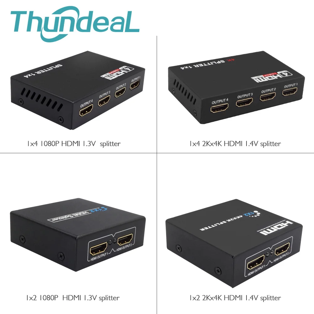 HDMI сплиттер Full HD 1In 2/4/8 Out 1080p 2K * 4K видео 1X2 1X4 1X8 Сплит двойной дисплей для HDTV адаптер