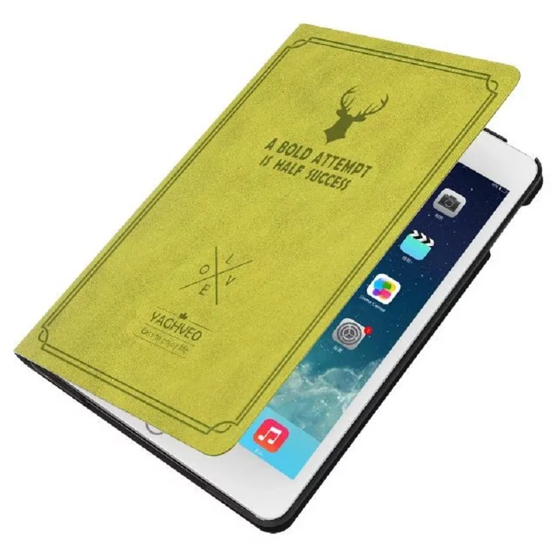Роскошный чехол для iPad Air Smart Awake Sleep A1474 A1475 A1476 с подставкой 9 7 ''PU рисунком оленя