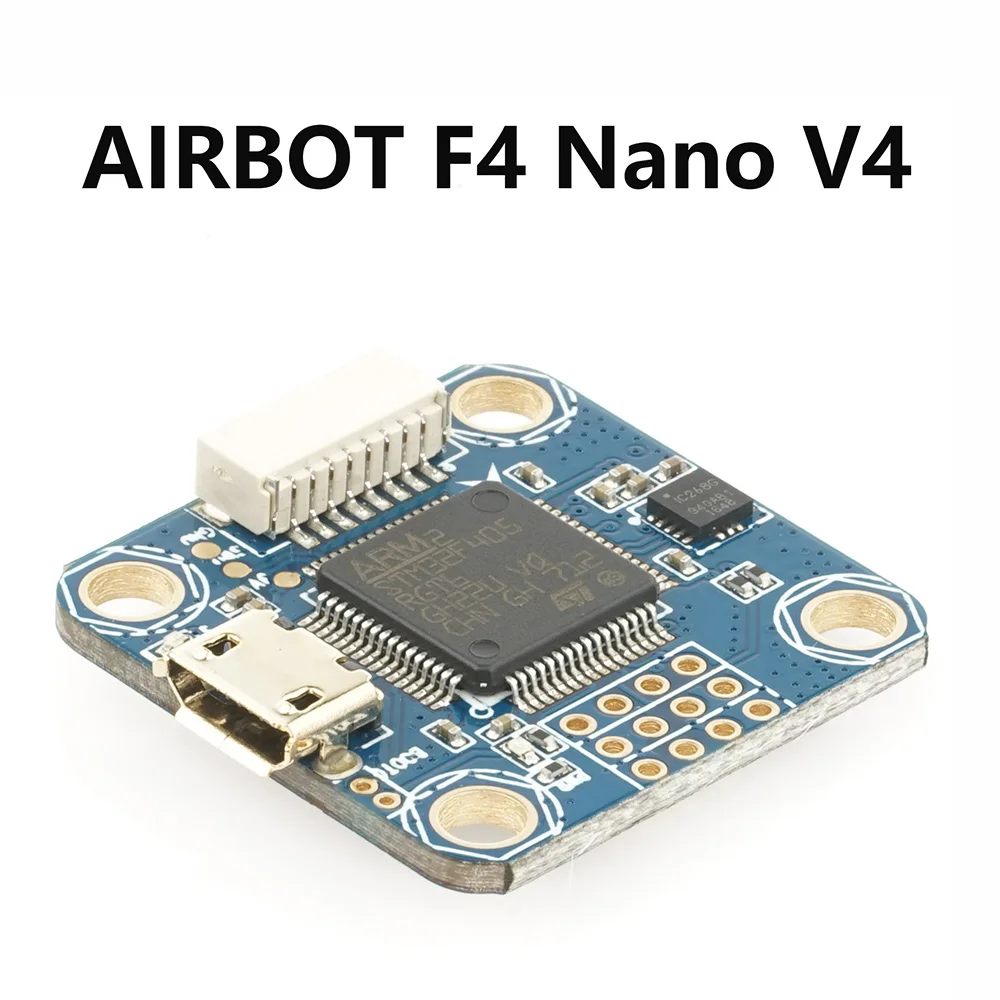 AIRBOT F4 Nano V4 плата полетного контроллера ICM20608 гироскоп для RC FPV Гонки кросс Дрон