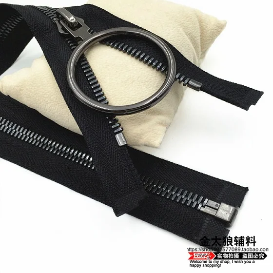 black tooth 8# медь молния для куртка юбка стоимость сумки 70 см 80 см 100 см open end на молнии черный с черный серебро золото зуба 1 шт./лот - Цвет: black tooth