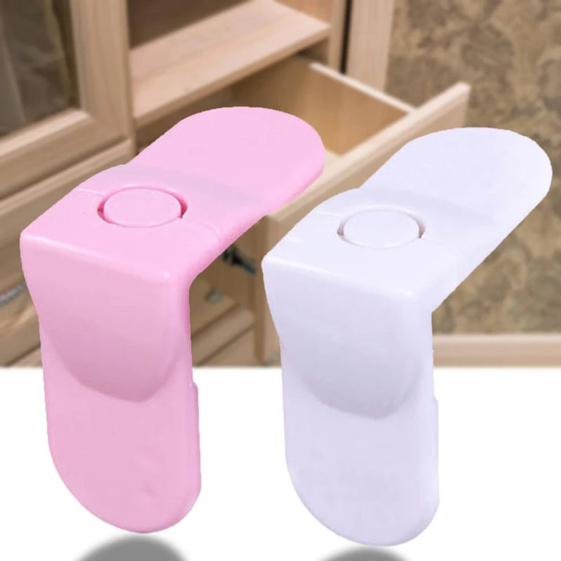 10 шт./лот замки для ящиков шкафов унитазов безопасности детей пластиковые защиты