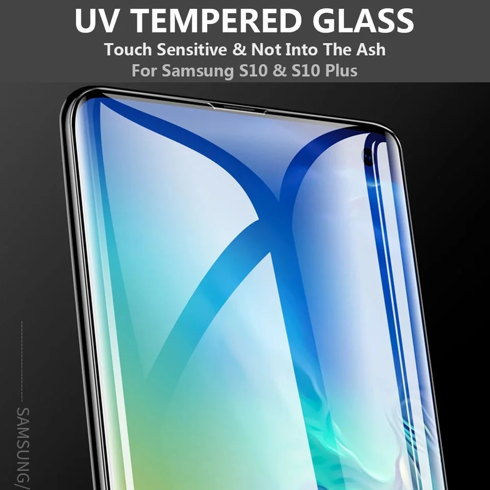 Защитная пленка для samsung Galaxy S8 S9 S10 5G S10e закаленное стекло Note10 10por защитное +