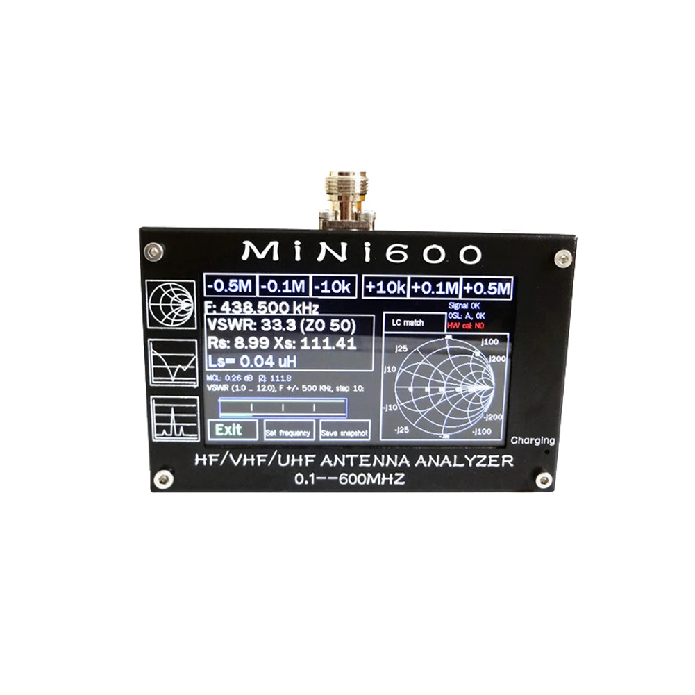 MINI600 волна 0 1-600 МГц инструмент радио антенна Анализатор Счетчик КСВ метр