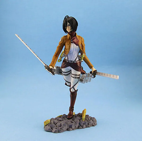 Новое поступление аниме атака на Титанов Mikasa Ackerman Levi rivai фигурка из ПВХ