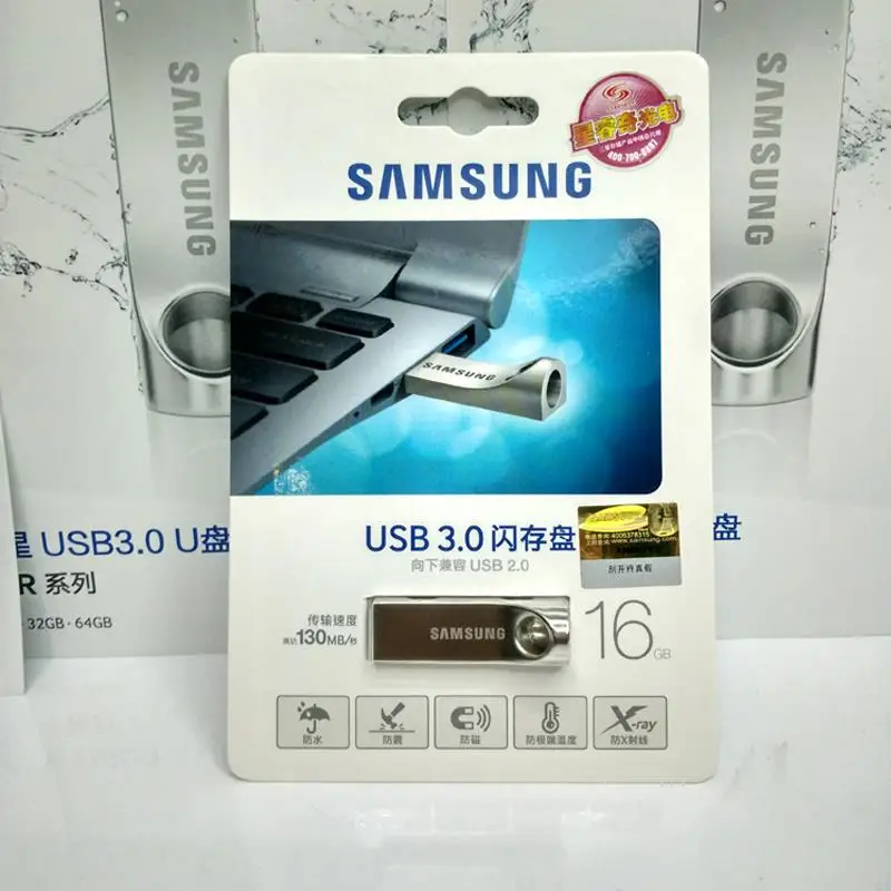 SAMSUNG USB флешка диск 32 г 64 128 3 0 Металл супер мини накопитель крошечные флешки Memory Stick