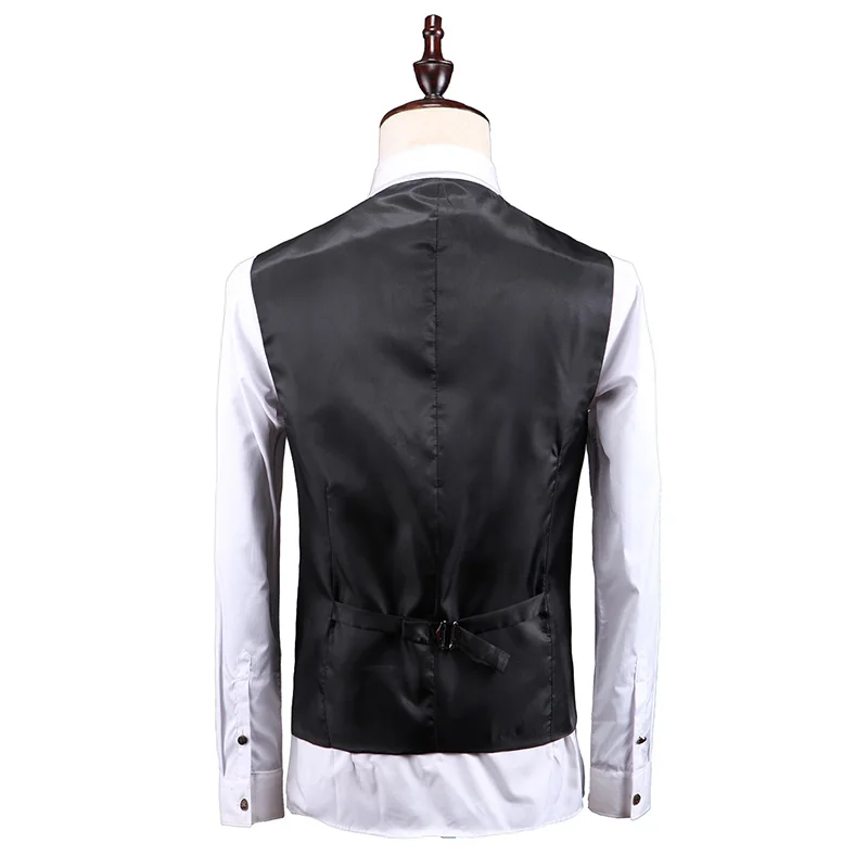 MOGU Для мужчин Классические Повседневное мода Slim Fit платье жилет костюм высокого