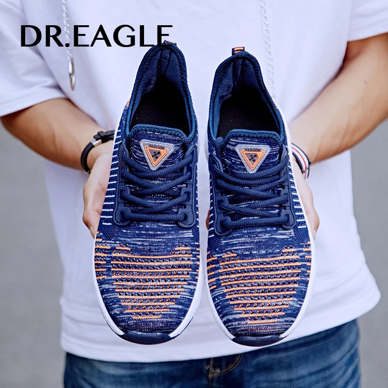 Женские кроссовки для бега DR.EAGLE спортивная обувь женщин сетчатые дышащие