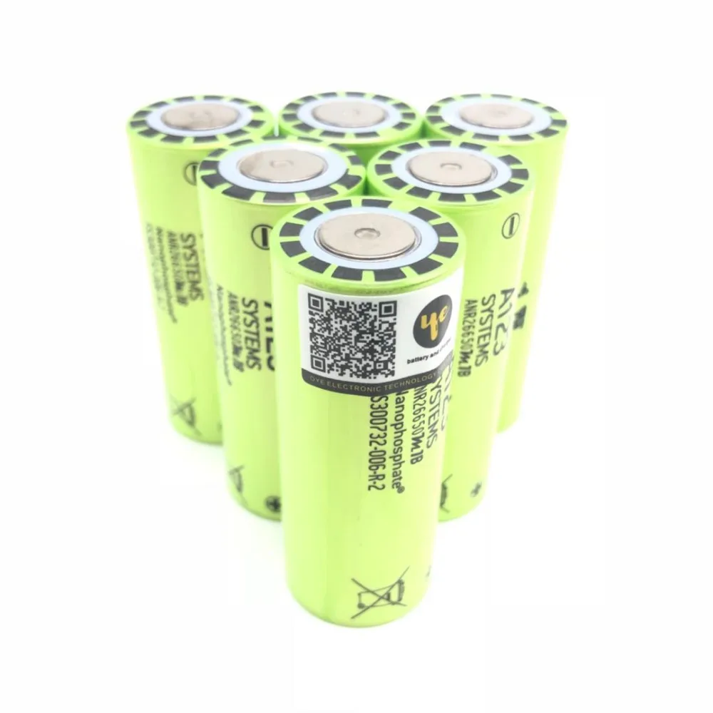 OYE 26650 lifepo4 3 2 v 2500mAh high drain 70A (30C) аккумуляторные батареи e-bike golf car &amp беспроводные