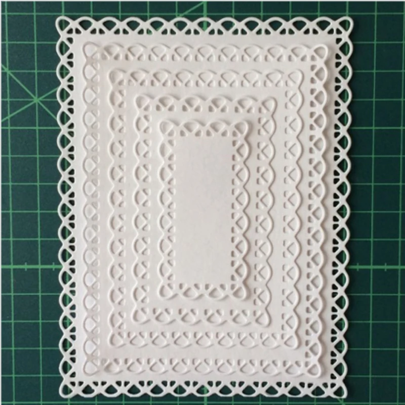 5 шт./компл. трафареты для резки металлической рамы сделай сам скрапбукинг