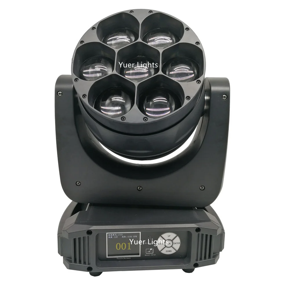 2xlot Bee Eye Moving Head LED Wash Effect сценическое освещение 7х40 Вт RGBW 4в1 Профессиональный