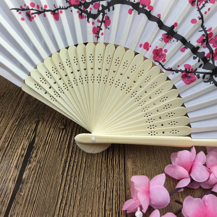 100 шт./лот Свадебные даты и названия Сливовый цветок китайский шелк ручной работы