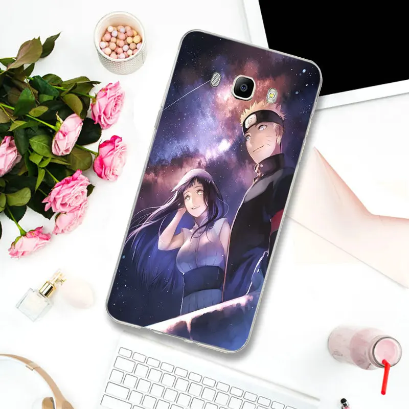 Аниме Наруто Узумаки и Хината Hyuga Мягкий Силиконовый ТПУ для samsung S2 S3 S4 S5 Mini S6 S7 Edge S8 S9 S10 Plus Lite Note 5 8 9