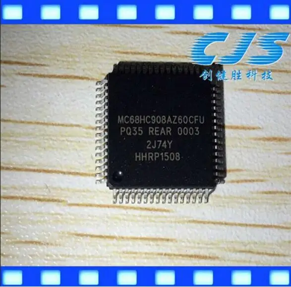 

100% оригинал 2 шт. MC68HC908AZ60CFU 2J74Y MC68HC908AZ60CFU QFP64